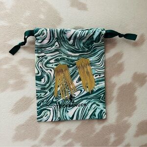 Tuckernuck Simone Gold Fringe Earrings